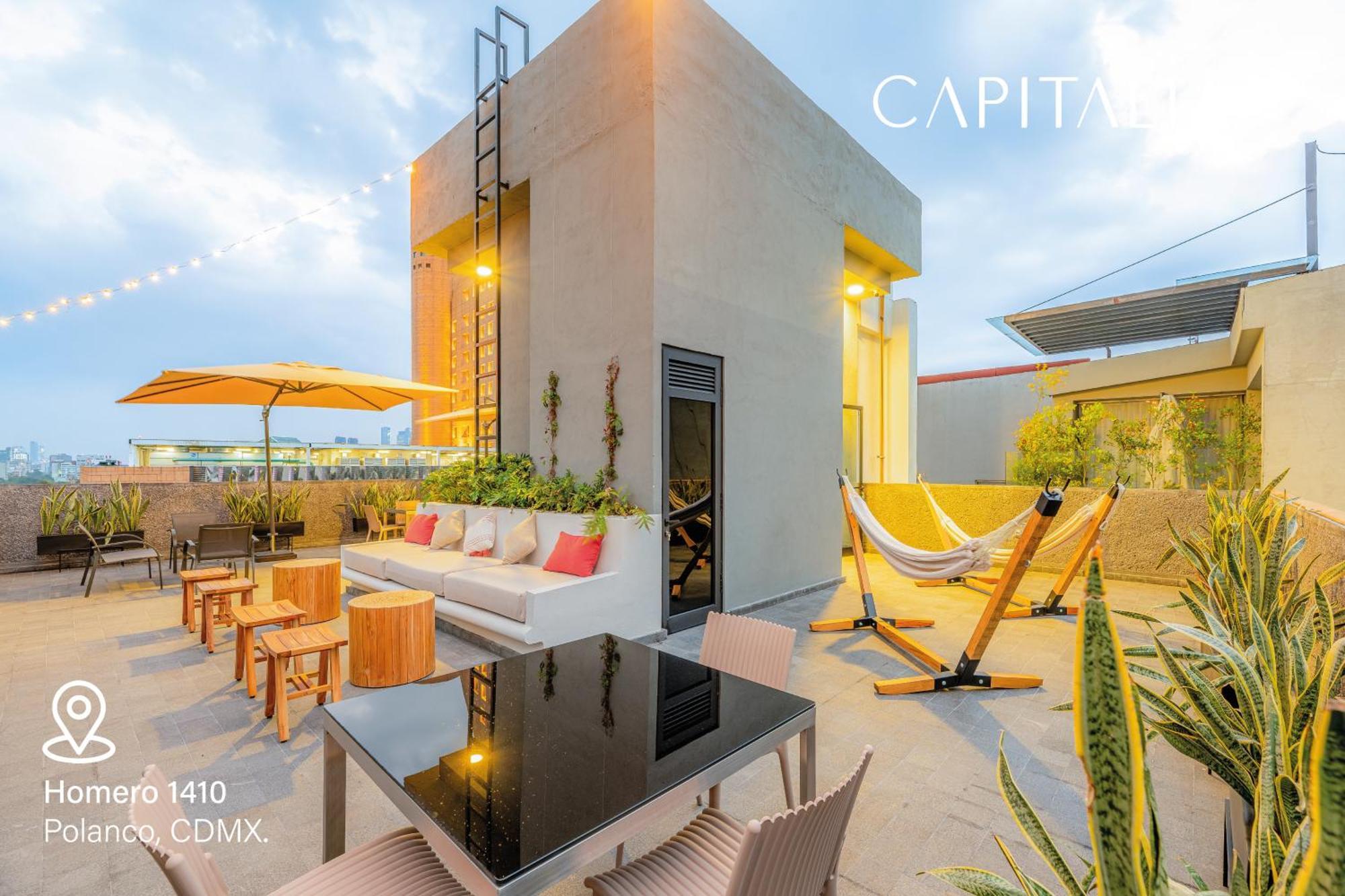 Capitalia - Luxury Apartments - Homero 멕시코 시 외부 사진