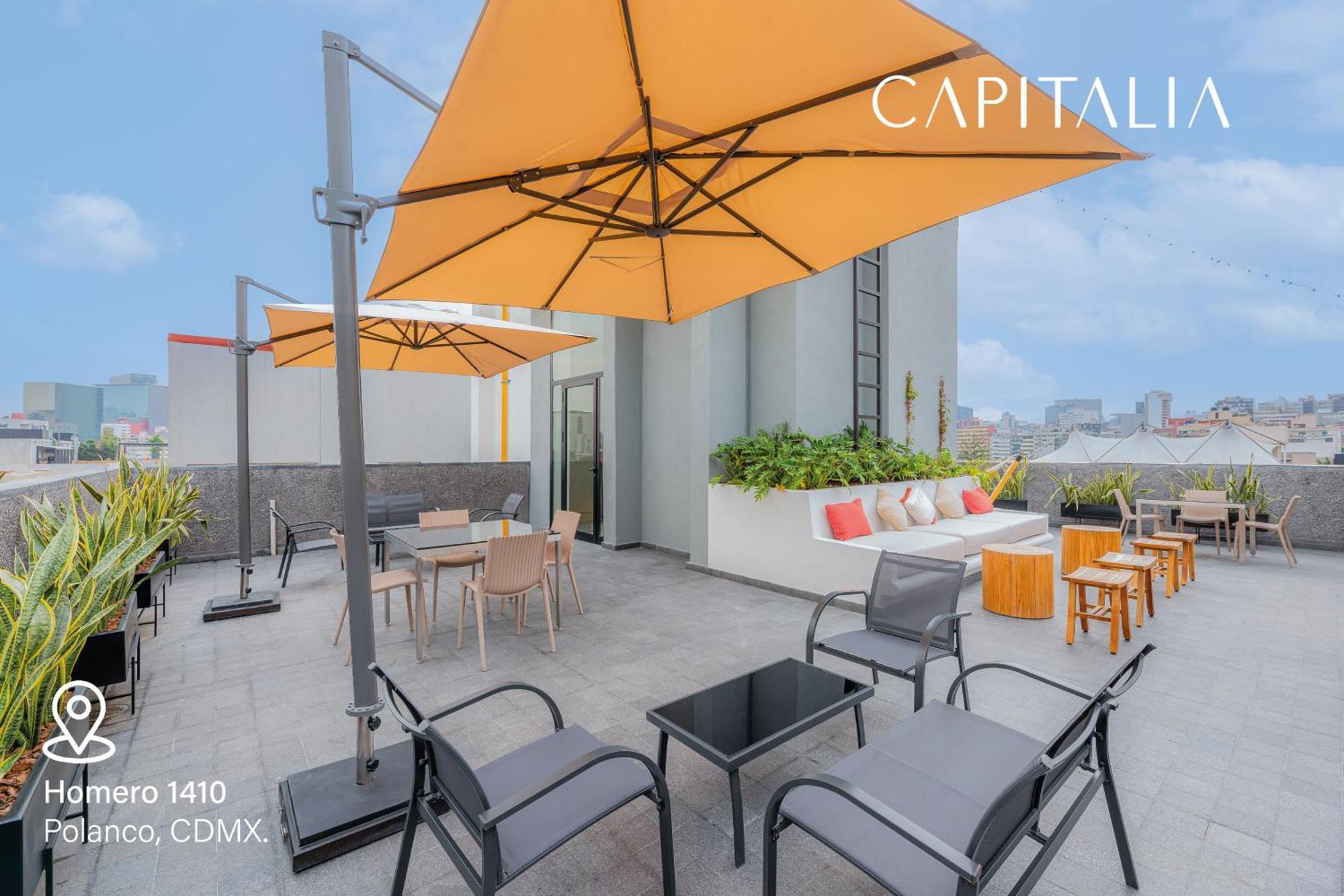 Capitalia - Luxury Apartments - Homero 멕시코 시 외부 사진