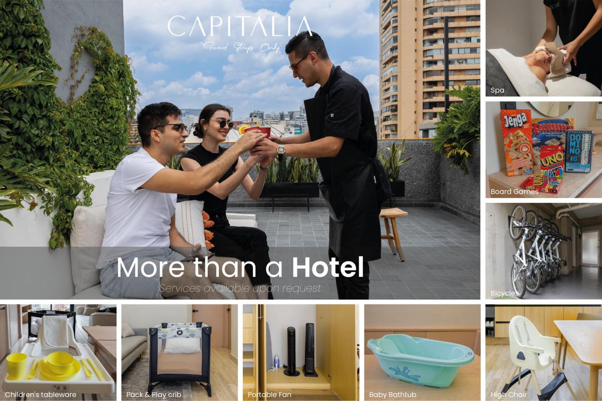 Capitalia - Luxury Apartments - Homero 멕시코 시 객실 사진